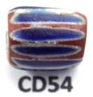 Original Antique Venetian Seven 7 Layer Chevron African Trade Cd 54  Bg 76