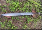 Hand Forged Carbon Steel Viking Sword Sharp Battle Ready Medieval Sword sheath