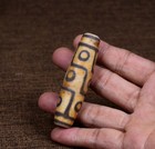 Tibetan Nepalese Himalayan Old Dzi 9 Eye Talisman Beads Amulet