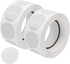 1000 Pcs Clear Retail Package Seals 1 Inch Round Circle Wafer Seal Sticker