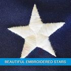 4 x6  Ft American Flag Sewn Stripes Embroidered Stars Brass Grommets Usa Us U s 