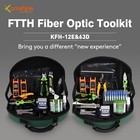 63-in-1 Ftth Fiber Optic Tools W fiber Cleaver   Opm vfl sc upc Fast Connector