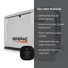 Generac 28kw Home Standby Generator Gray Lp ng 200a Ats Remote Monitoring