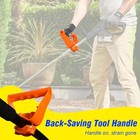 Back Saving Tool Handle Labor Saving Black  Shovel Handle Replacement For For La
