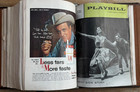  lot Of 35  Vintage 1957-1961 New York Theater Playbill Magazine Binder