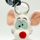Pinky And The Brain Pinky Plush Keychain 1999 Warner Bros Nos Vintage