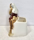 Vintage 1950s  Relpo Holy Family Hand Painted Ceramic Planter Japan Rare Read