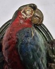 Vintage antique Hubley Cast Iron Tropical Macaw Parrot Door Knocker  1920-1930s