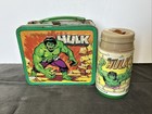1978 Vintage Metal Incredible Hulk Lunchbox Lunch Box Thermos Green Aladdin
