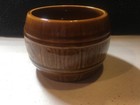 Vintage Schramberg German Pottery  tobak  Tobacco Ceramic Barrel Jar - No Lid
