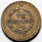 1874 Costa Rica 1 Centavo