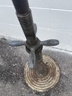 Heavy Vintage Industrial Cast Iron Tool Stand Adjustable Table Base Machine Shop