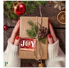 80 Count Large Christmas Gift Tag Stickers  8 Jumbo Designs  Self Adhesive Holid