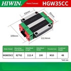 1pcs  Hiwin Silver Linear Guide Slider Hgw35cc High Assembly Widened Slider
