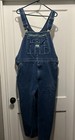 Liberty Men s Blue Carpenter Denim Overalls 100  Cotton Size 42x25 Short Legs