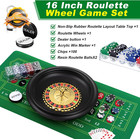 16  Roulette Wheel Set Layout Mat  36 x 18   For Casino Night  Green