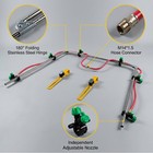 6-nozzle Folding Sprayer Boom Universal For Atv   Utv Farm Spraying Equipment