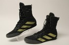 Adidas Box Hog 4 Black Gold Textile Mens 9 5 43 1 3 High Top Boxing Boots Gz6116