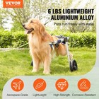 Vevor 2 Wheels Pet Wheelchair For Back Legs Dog Wheelchair cart Adjustable l 