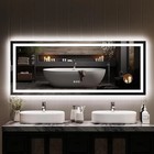 60 X 36 Inch Smart Led Bathroom Mirror dimmable Front   Backlit Illumination