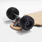 Monster Off Road Skateboard Wheels 112mm X 62mm With Abec 7 Bearings Installed
