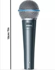Shure Beta58a Pro Vocal Mic - Supercardioid Live studio streaming W enhanced 