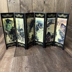 Chinese Black Lacquer Table Folding Screen  In Original Box cn-004