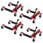 4x Hydraulic Car Wheel Dolly Jack Heavy Duty 6000 Lbs Vehicle Skates Positioning