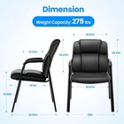 Luxury Padded Leather Armchairs  Set Of 2 - Premium Comfort For Waiting Rooms