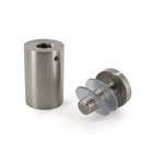 Sign Standoff 1  Diameter X 1-1 2  Barrel Length Brushed Stainless Finish Eco