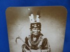 Rare Antique Vintage Native American Indian Photo Postcard Pawnee Chief Nos