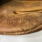 Vintage H k Ted Williams Model 399 Leather Baseball Glove Pro Rht