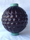     Antique Original   Red Ribbed Grape   Lightning Rod Ball