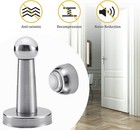 Magnetic Door Stop Holder Home Safety Stopper Guard Office Fitting Screws Catch