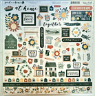 Echo Park Paper Co  Collection Kit  Good To Be Home  made In Usa 