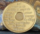 Alcoholics Anonymous Aa 4 Year Bronze Medallion Coin Chip Token Sobriety Sober