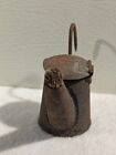 Antique Coal Miners Oil Wick Helmet Lamp Lantern Light Unbranded Teapot Nos 