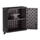 30 In W X 30 In H X 12 In D 1-shelf Wall Mounted Plastic Garage Cabinet In Slate