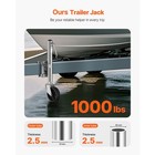 Uimoso Marine Trailer Jack With Swivel Mount  1000 Lbs Capacity