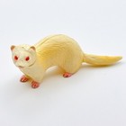 Kaiyodo Choco Egg Mini Figure  ferret white    Animal Furuta Japan F s