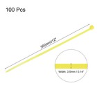 100pcs Cable Zip Ties 12 Inch Self-locking Nylon Wire Ties Yellow