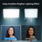 Scrhot 2 Pack Led Video Light Kit  Studio Lights With 51 9 Tripod Stand  Phot   