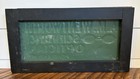 Vintage A m  Wentworth Optician Embossed Metal Sign Aaa Sign Framed 