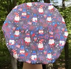 Surgical Scrub Cap  Bouffant  Gnomes  Blue  Patriotic  4th Of July