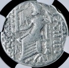 Large Silver Roman Coin 57bc-13bc Ngc Graded Tetradrachm Zeus Ancient Greece