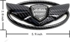2 Pieces Fit Genesis Logo Front  Trunk Stickers Emblem Badges 2010-2017 Fit G   