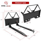 46  2600lbs Quick Tach Pallet Forks Attachmemt For Tractor Skid Steer Heavy Duty