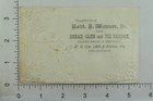 1870 s Embossed Robt  D  Menner Jr  Bakery Fireman Rescuing Baby Woman  o