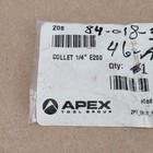 Apex Tool Group E200 1 4  Collet  1-3 16  Long - New