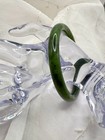 Vintage Nephrite Jade Bangle 8 Inch Length